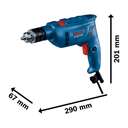 Bosch GSB 600 Professional Impact Drill 13mm with 06011A03LB 98 Pcs Drill Bit Set  7
