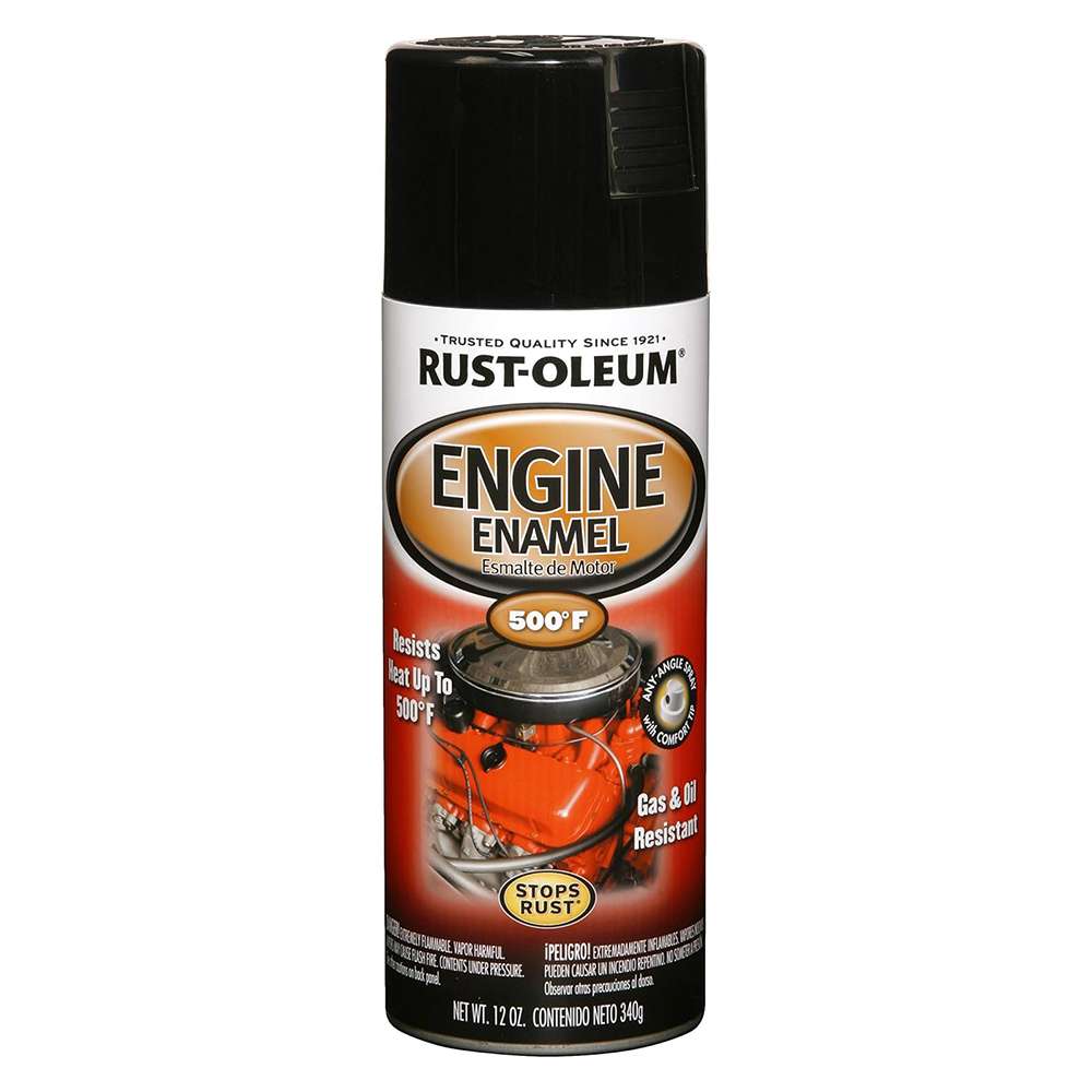 Rust-Oleum 12oz Automotive Engine Enamel Gloss Spray Paint - Black 0