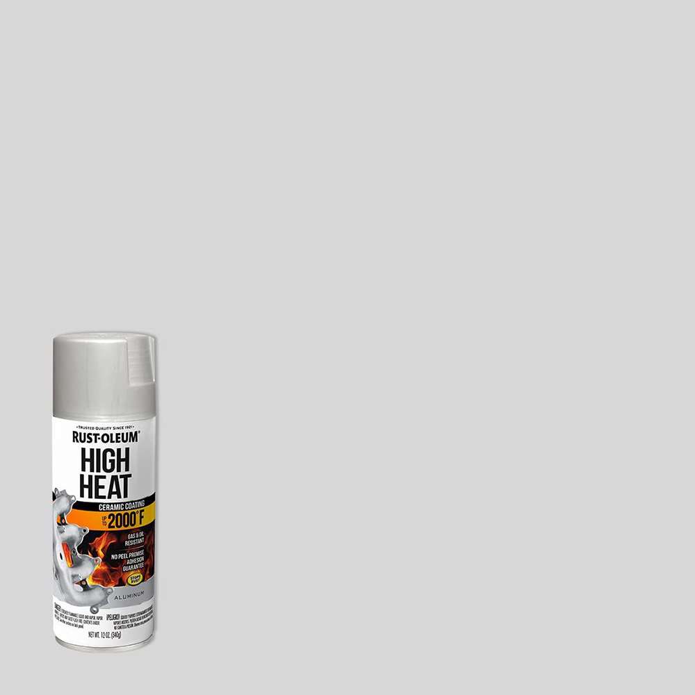 Rust-Oleum 12oz Automotive Matte Finish High Heat Spray Paint - Silver 1