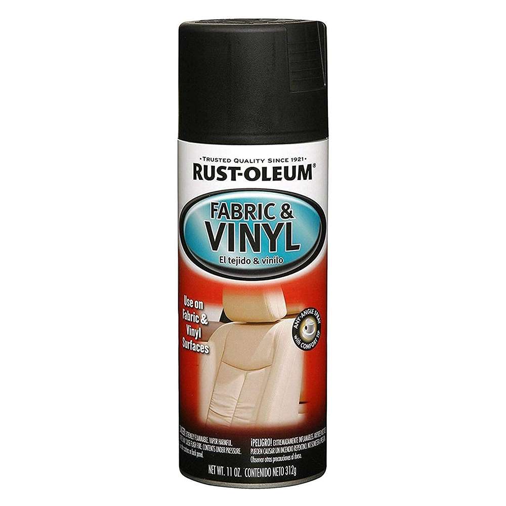 Rust-Oleum 11oz Rust Reformer Fabric and Vinyl Flat Spray Paint - Black 0