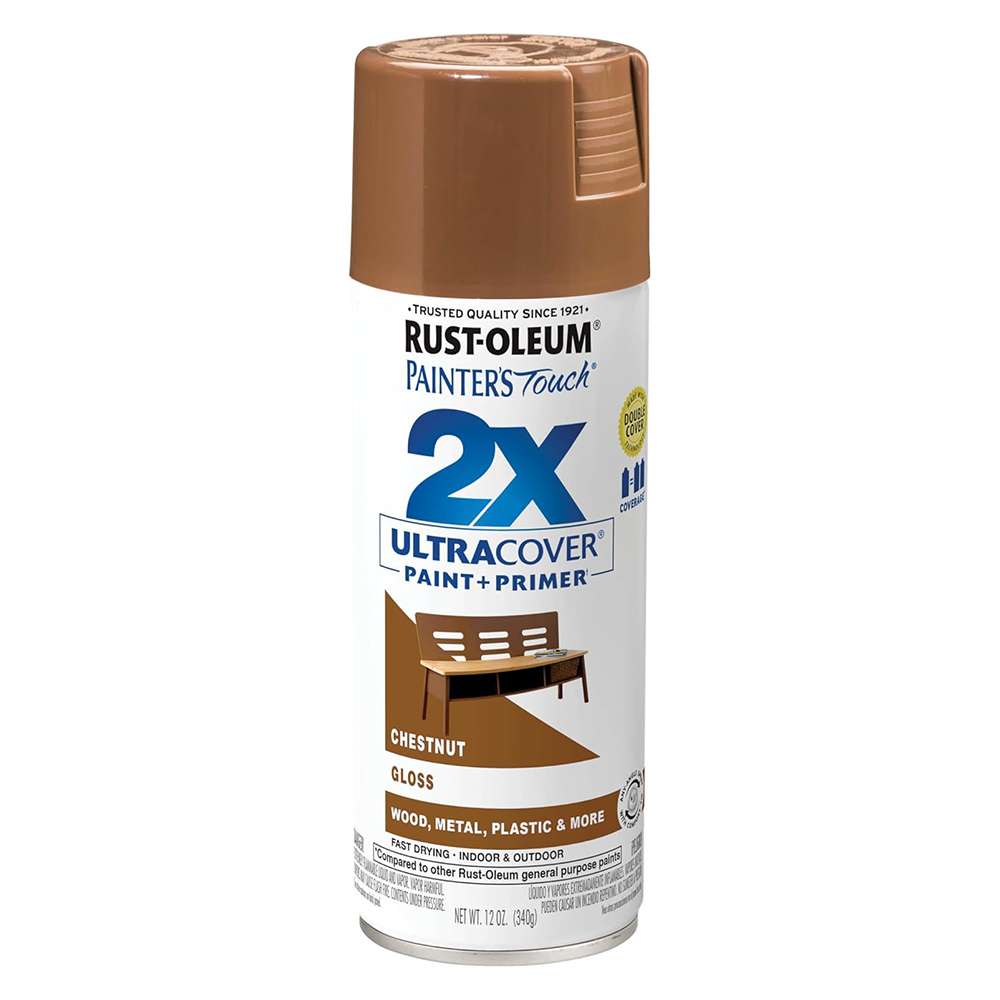 Rust-Oleum 12oz Painter's Touch 2X Ultra Cover Gloss Spray Paint - Chestnut 0