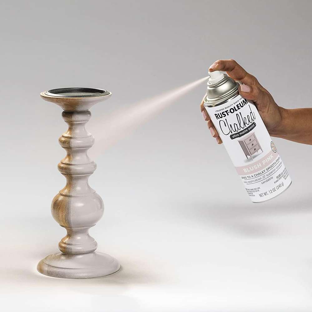 Rust-Oleum 12oz Chalked Matte Spray Paint - Blush Pink 4
