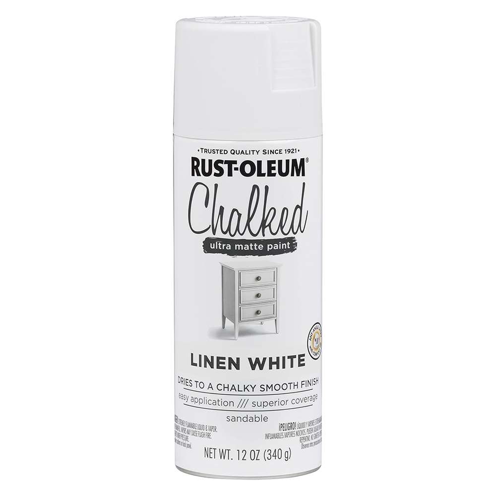 Rust-Oleum 12oz Chalked Ultra Matte Spray Paint - Linen White 0