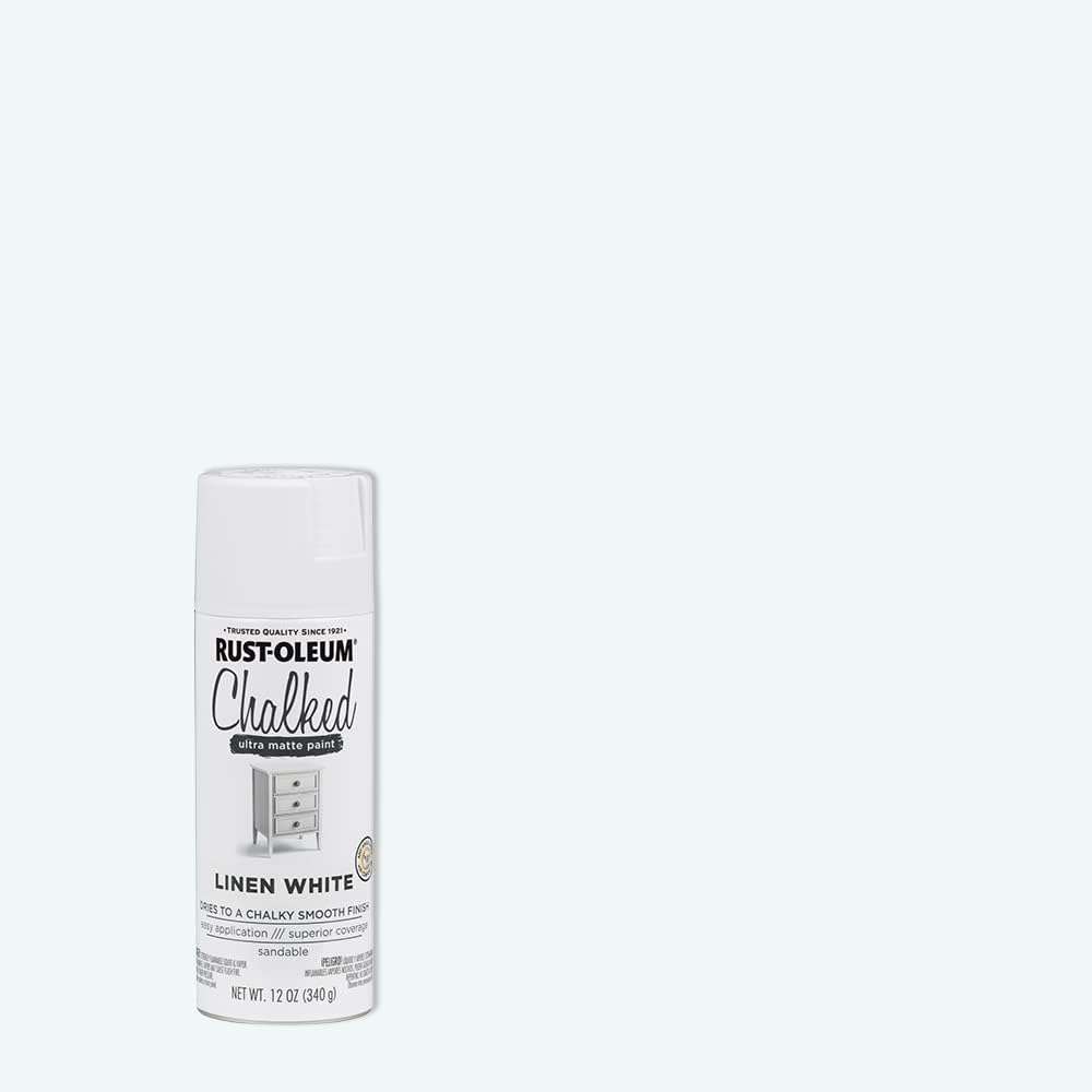 Rust-Oleum 12oz Chalked Ultra Matte Spray Paint - Linen White 2