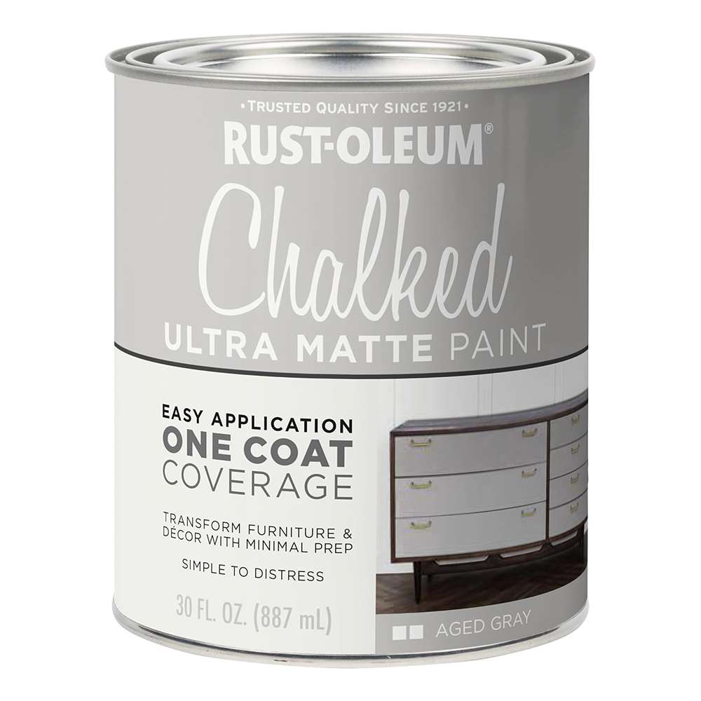 Rust-Oleum 30oz Ultra Matte Interior Chalked Paint - Aged Grey 0