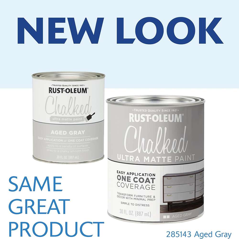 Rust-Oleum 30oz Ultra Matte Interior Chalked Paint - Aged Grey 2
