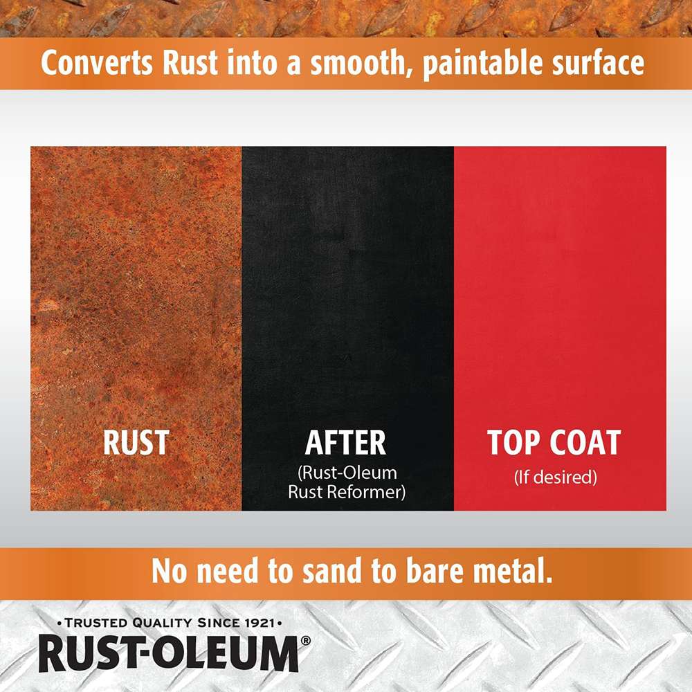 Rust-Oleum 10.25oz Stops Rust Reformer Rust Reformer Spray - Black 5
