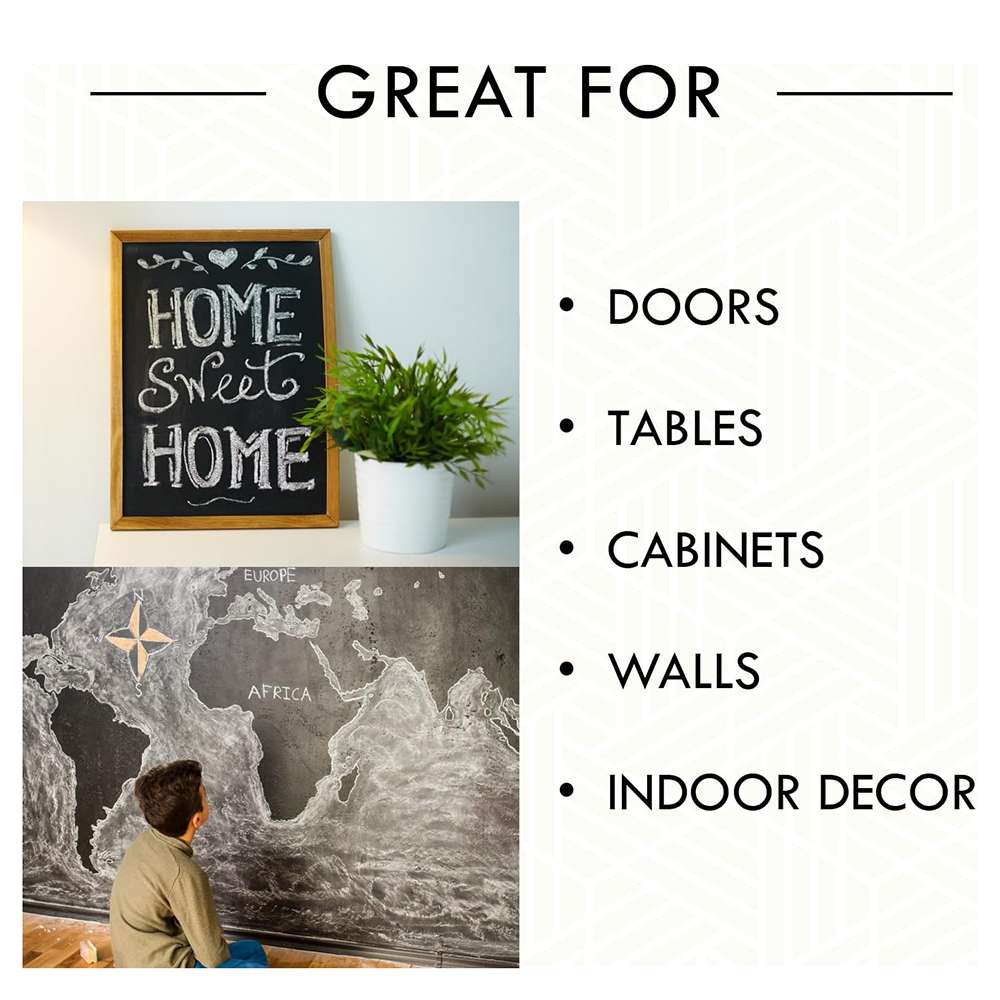 Rust-Oleum 30oz Chalkboard Brush-On Paint - Black 9