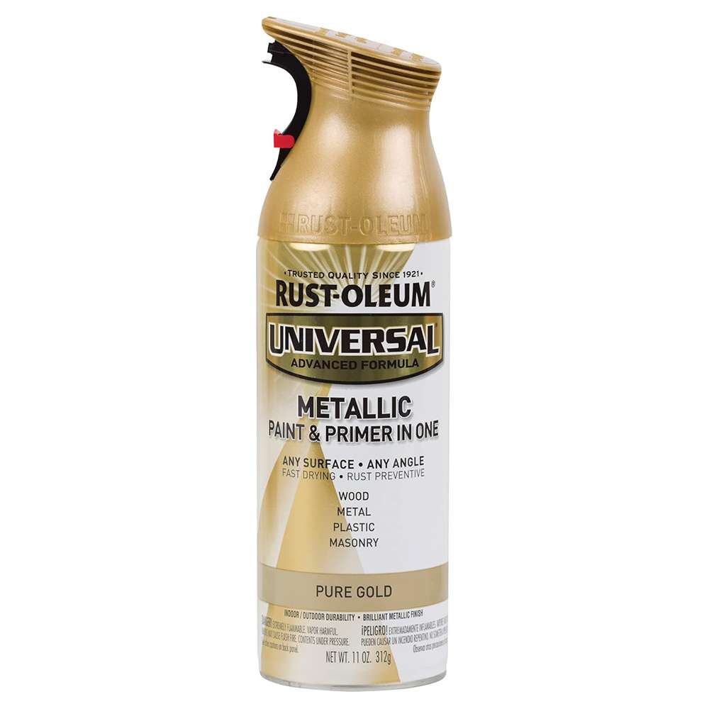 Rust-Oleum 11oz Universal All Surface Metallic Spray Paint - Pure Gold 0