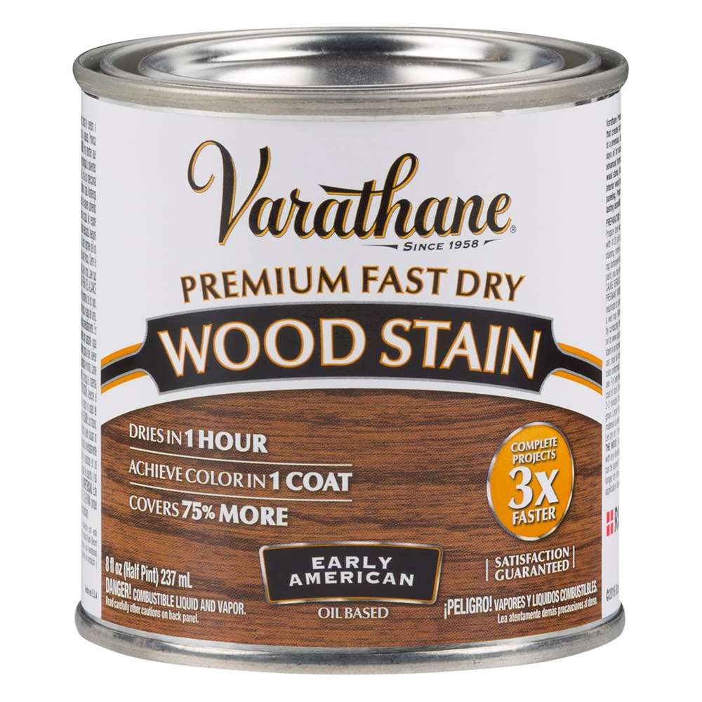 Rust-Oleum Varathane Half Pint Premium Fast Dry Wood Stain - Early American