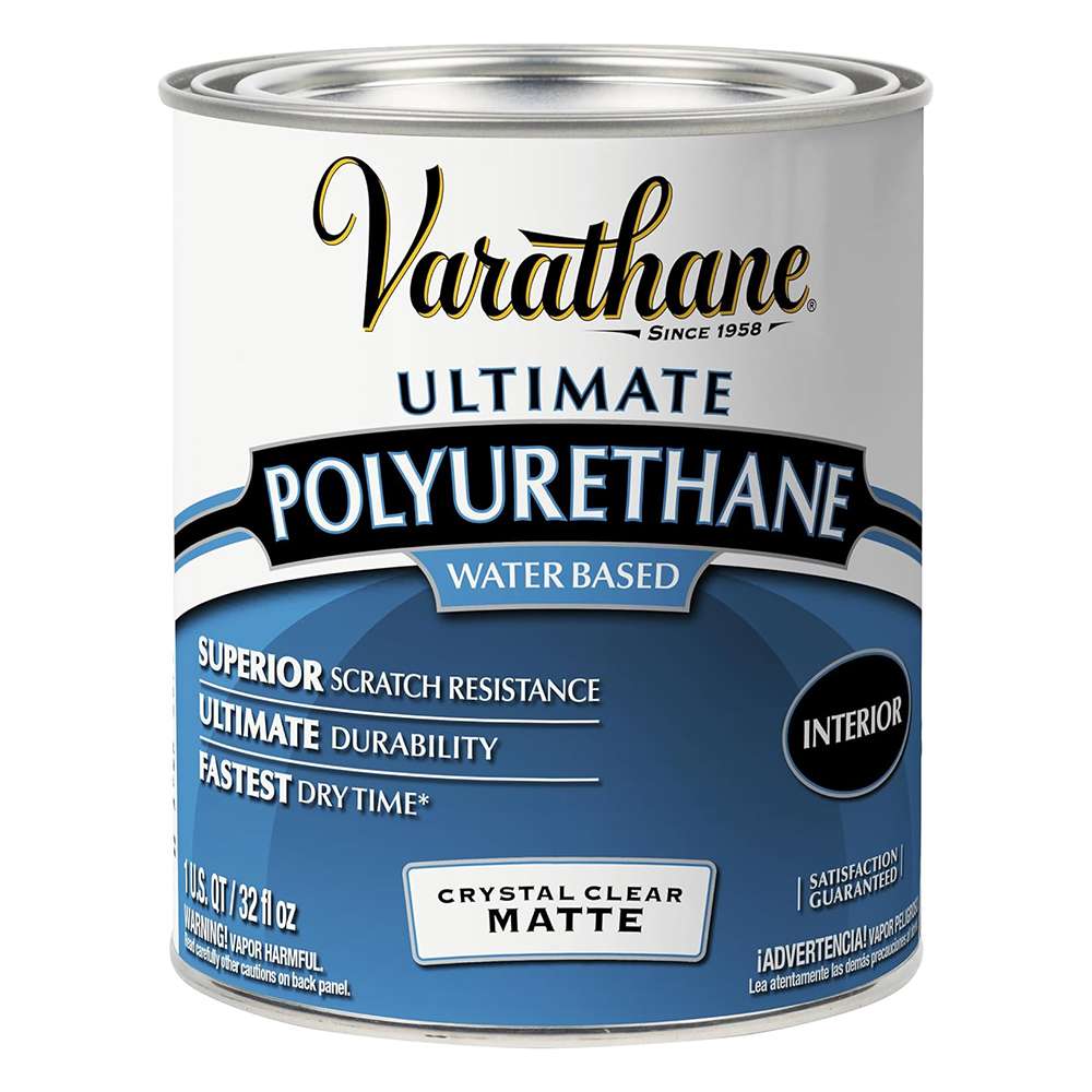 Rust-Oleum Varathane 1 Qt Polyurethane Interior Matte Finish - Clear