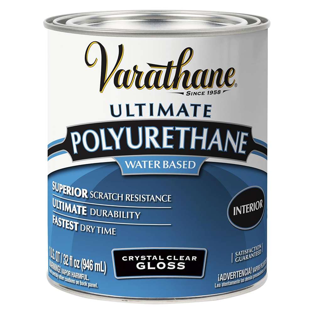 Rust-Oleum Varathane 1Qt Ultimate Water-Based Satin Polyurethane 0