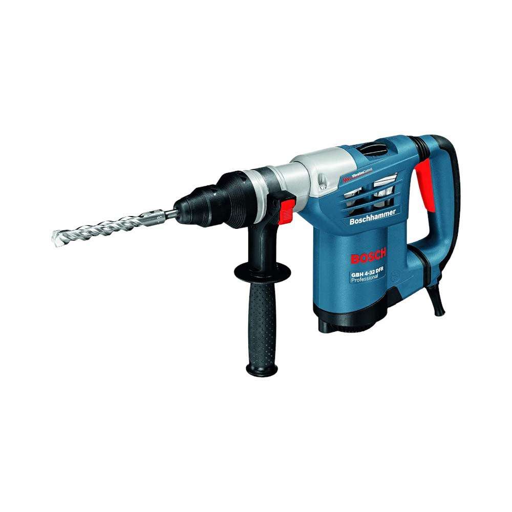 مثقاب مطرقي احترافي من بوش (GBH-4-32 DFR) نوع (SDS Plus) استطاعة (900W) يعمل بجهد كهربائي (230V) موديل (611332170)