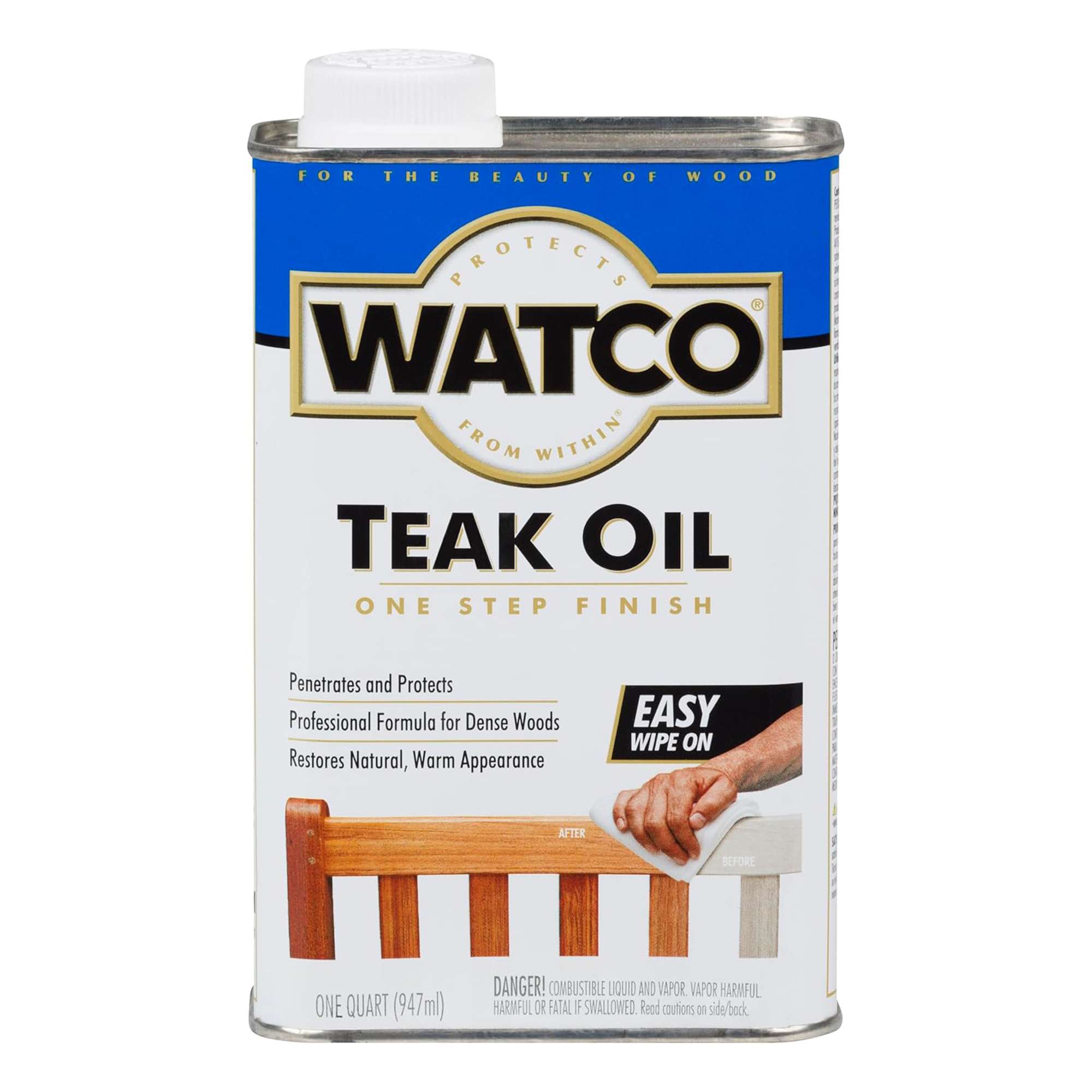 Rust-Oleum WATCO 1Qt ‎Glossy Finish Teak Oil 0