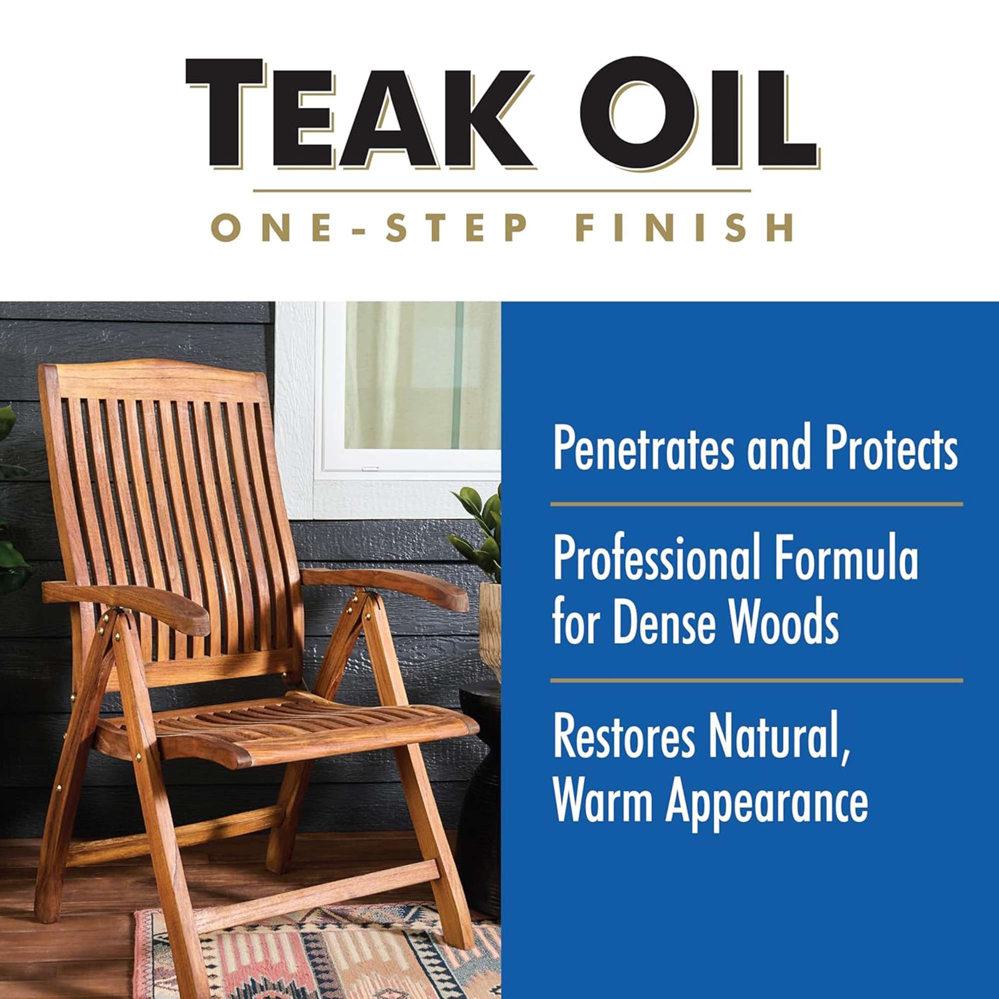 Rust-Oleum WATCO 1Qt ‎Glossy Finish Teak Oil 3
