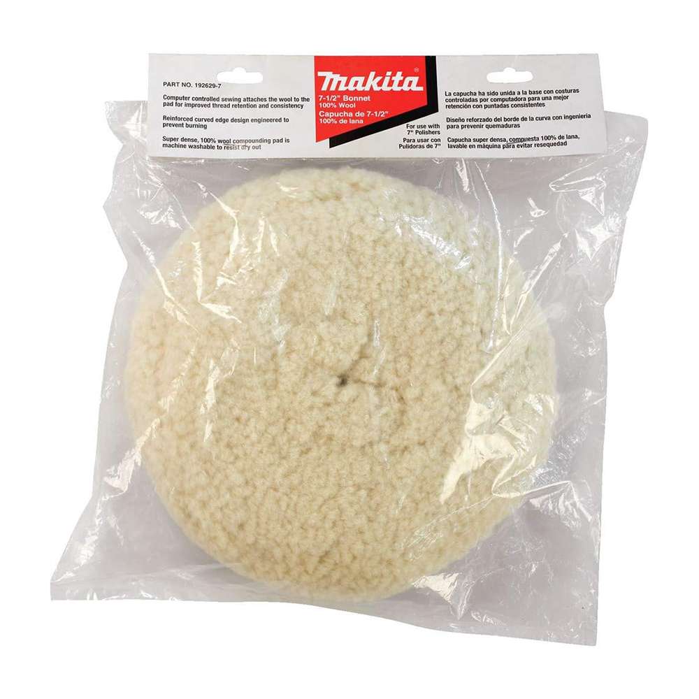 Makita 192629-7 180mm Hook & Loop for 9227CB Wool Pad - Multicolor 2
