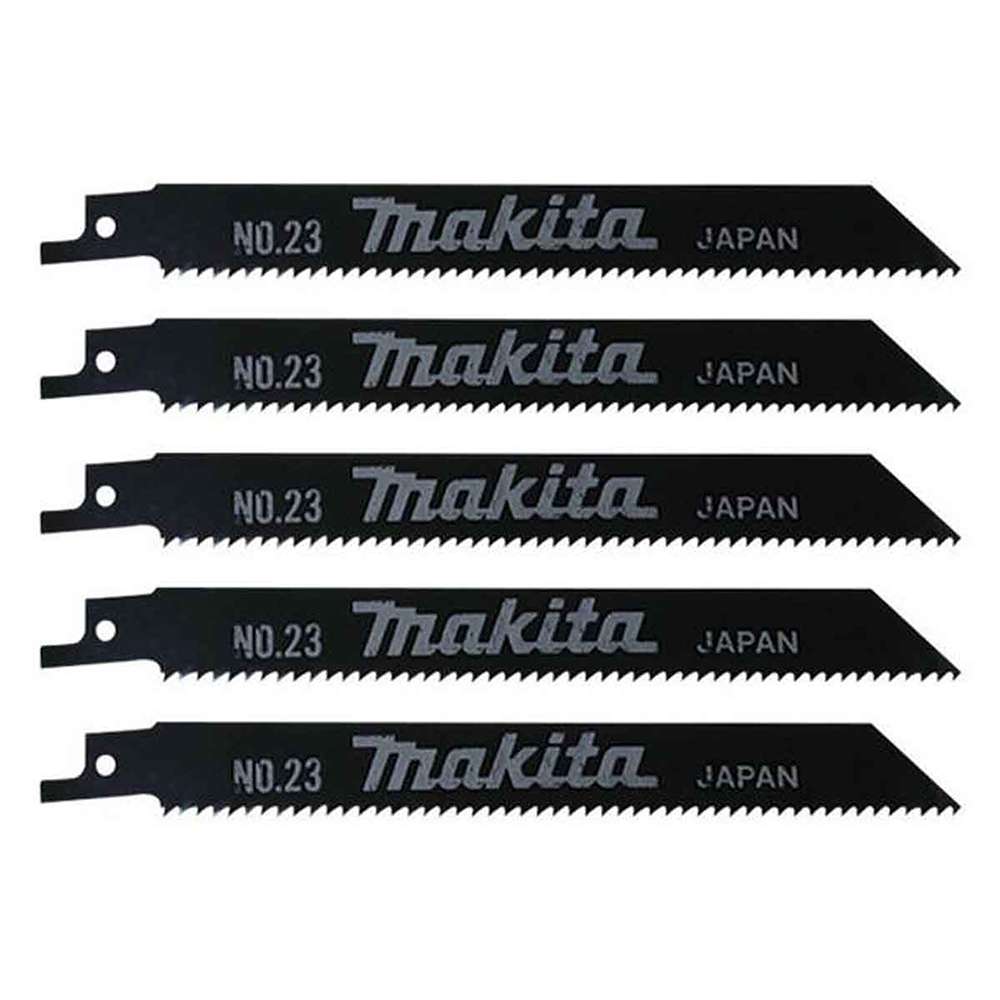 Makita 792148-9 No.23 9 Teeth Reciprocating Saw Blade - 5 Pcs/Set 2