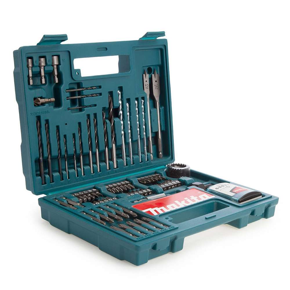 Makita B-53811 Drill & Screwdriver Bit Accessory Set - 100 Pcs/Set 0