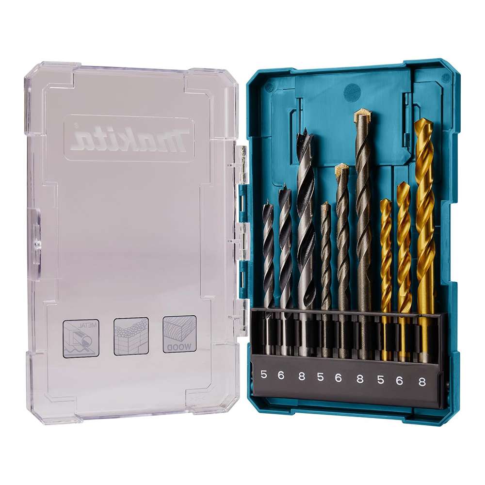 Makita D-71962 HSS 5.5mm Drill Bit Set - 9 Pcs/Set 1