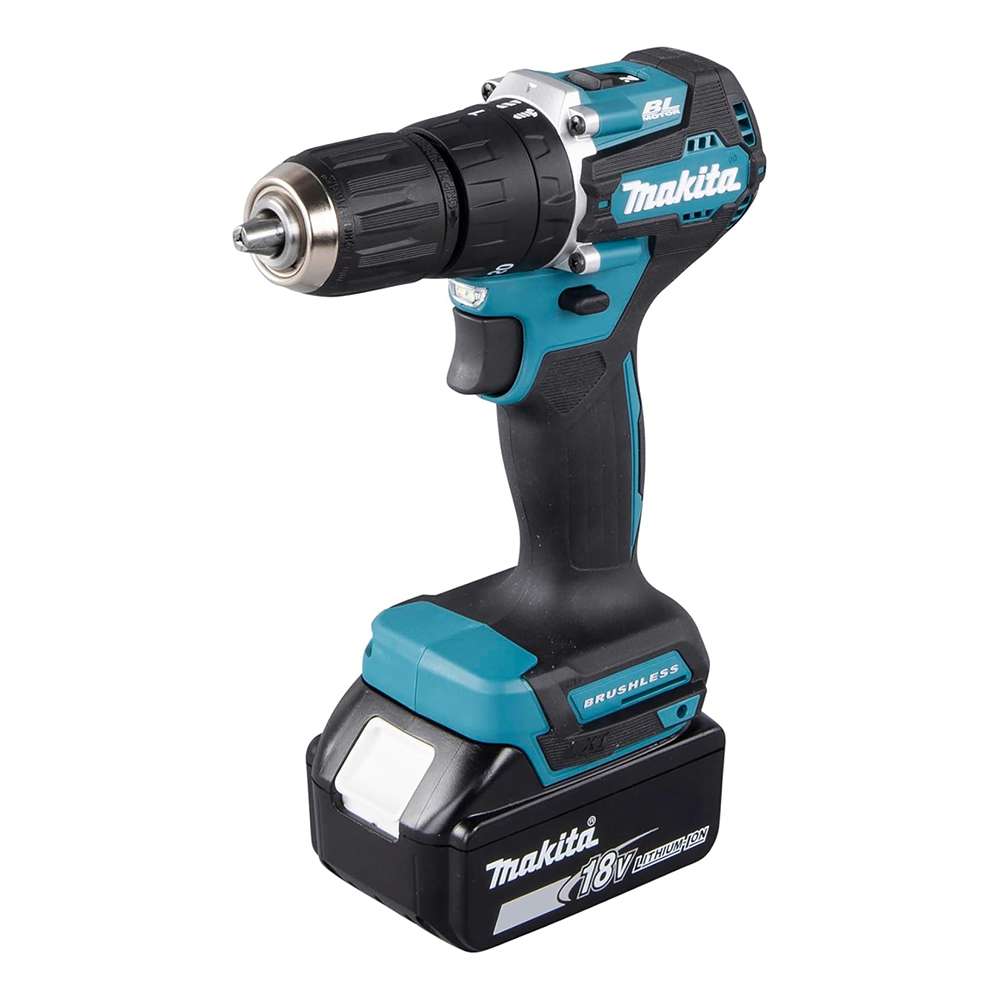 Makita DHP487RF1J 18V Cordless Hammer Drill - 1 Battery + Charger 0