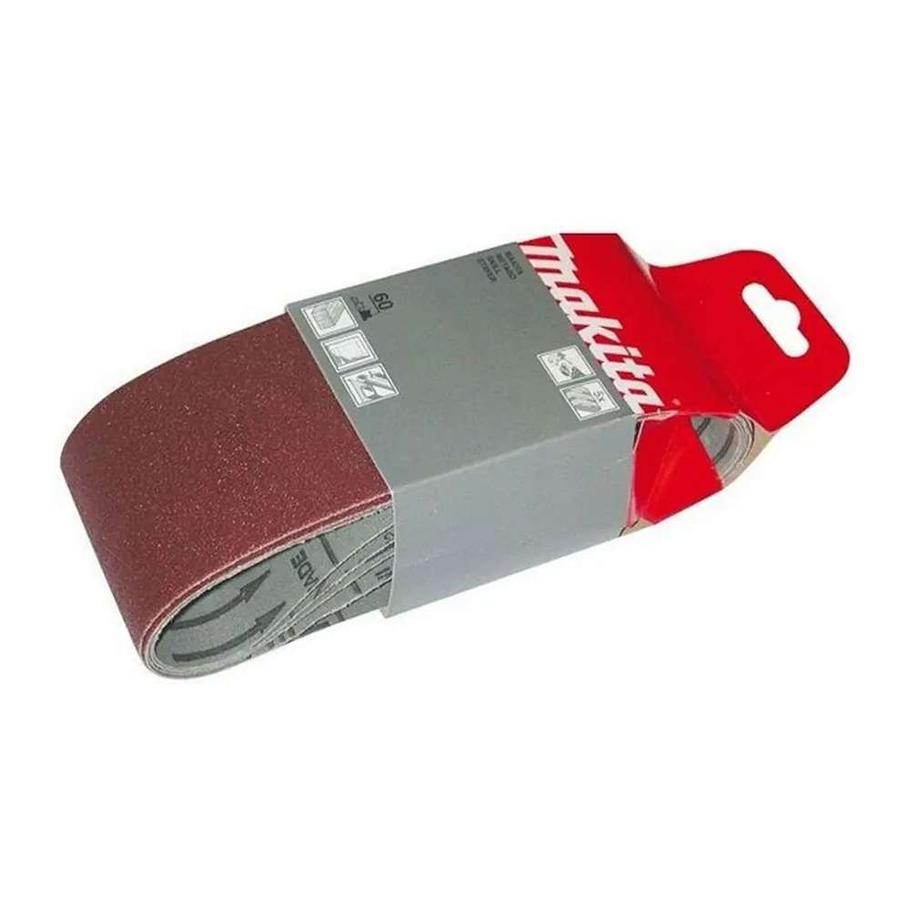 Makita P-37122 K100 Grit 76 x 457mm Sanding Belt Set - 5 Pcs/Set 2