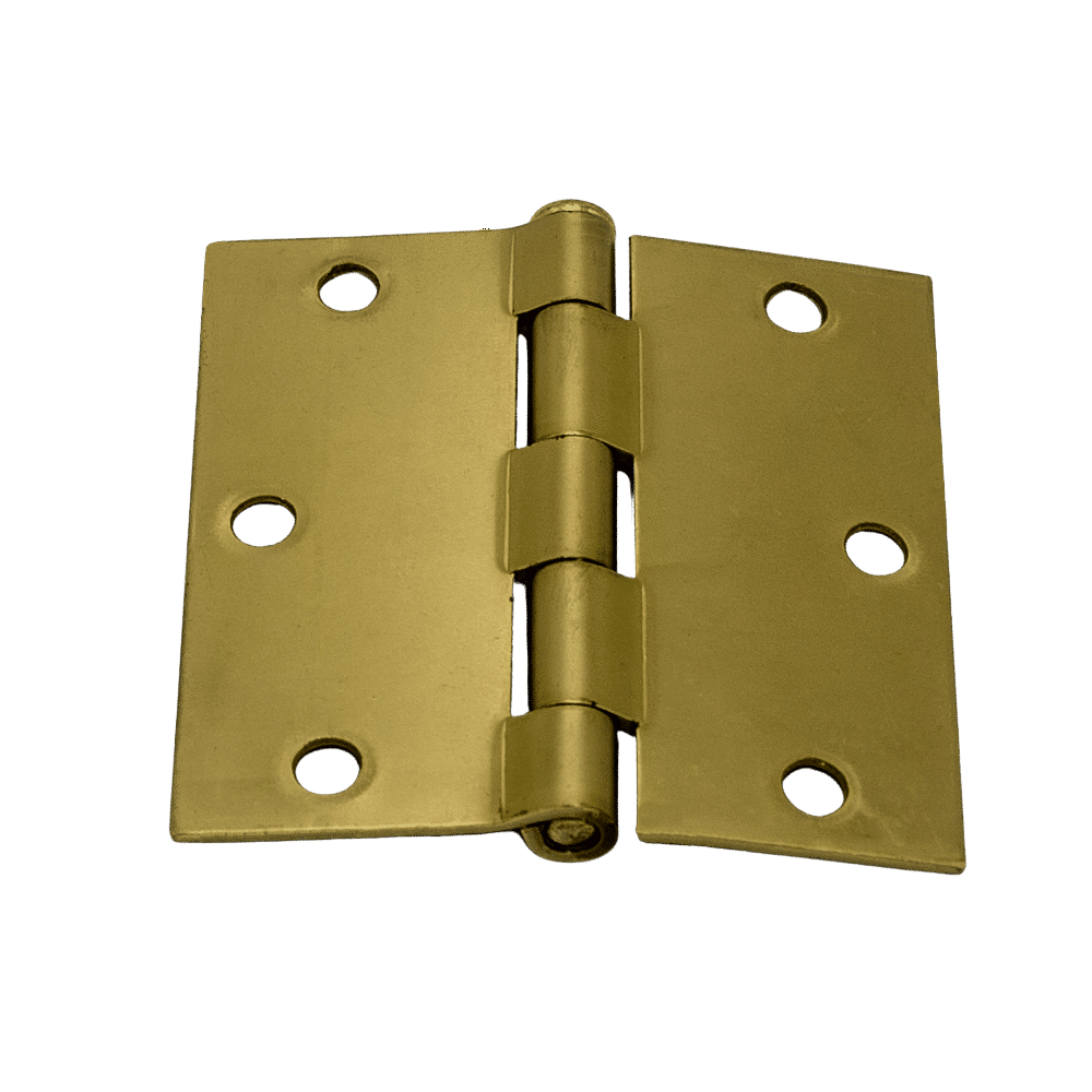 Stanley Satin Brass Door Hinge has a Square Corner Design, N830-232 3-4 Inches 1