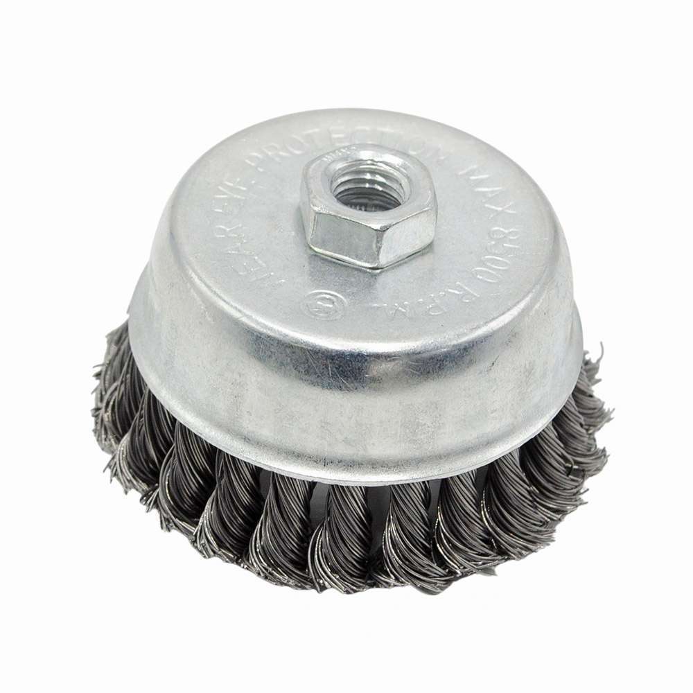 4" Metal Wire Cup Brush 1