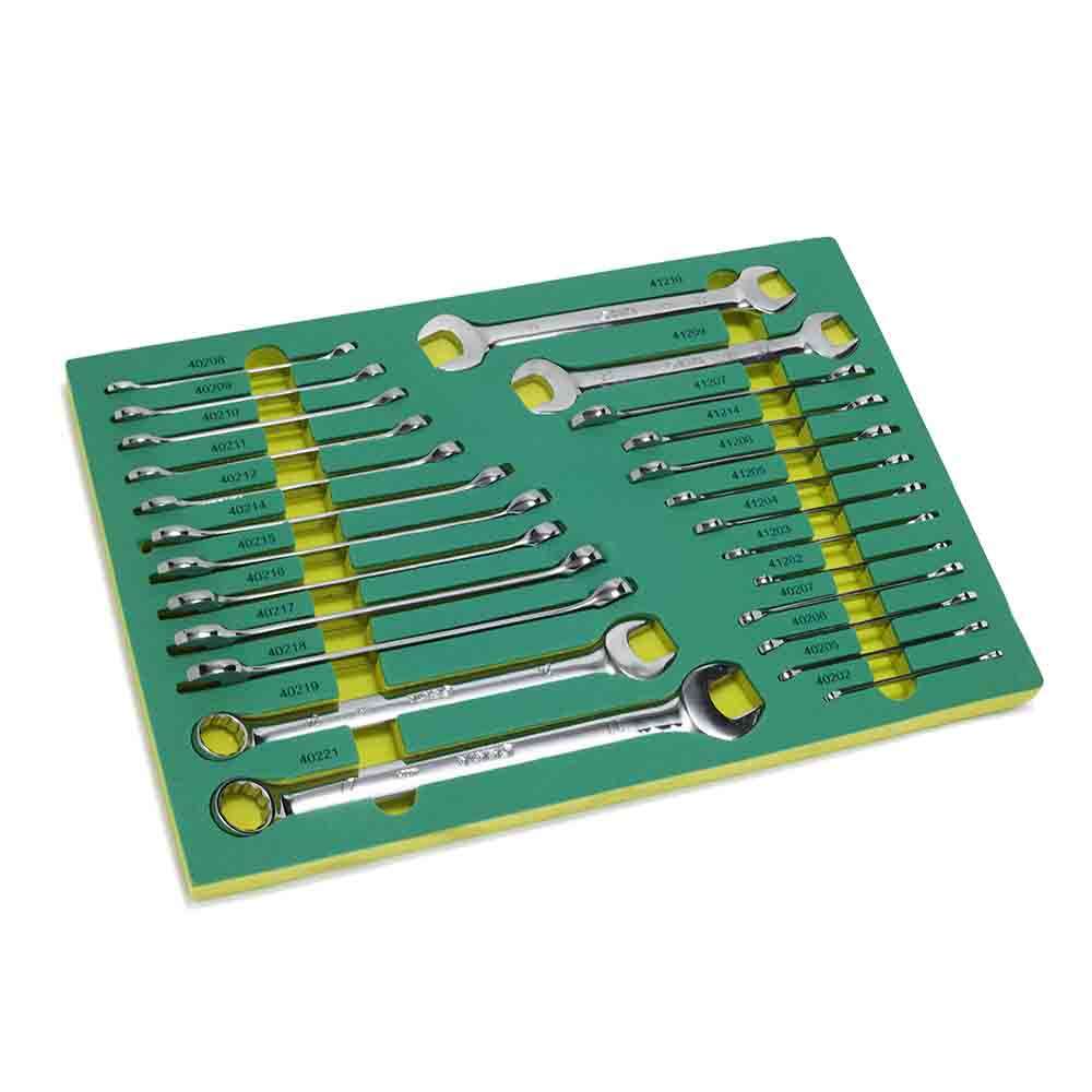 SATA Bundle 193 Tool Set With 7 Drawer Green Roller Cabinet 4