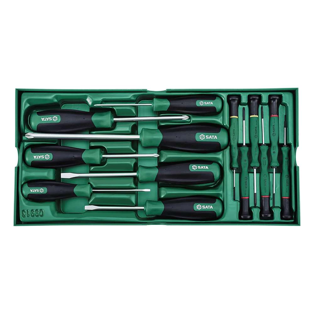 SATA Bundle 285 Tools Tray Set With 7 Drawer Roller Cabinet 7