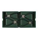 SATA Bundle 285 Tools Tray Set With 7 Drawer Green Roller Cabinet 8