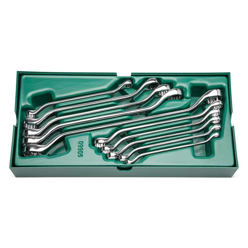 SATA Bundle 285 Tools Tray Set With 7 Drawer Green Roller Cabinet 10