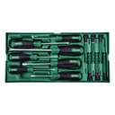 SATA Bundle 285 Tools Tray Set With 7 Drawer Black Roller Cabinet 7