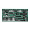 SATA Bundle 285 Tools Tray Set With 7 Drawer Dark Grey Roller Cabinet 3