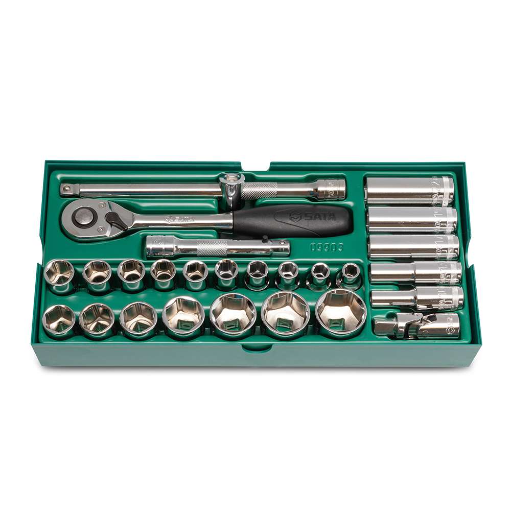 SATA Bundle 285 Tools Tray Set With 7 Drawer Dark Grey Roller Cabinet 11
