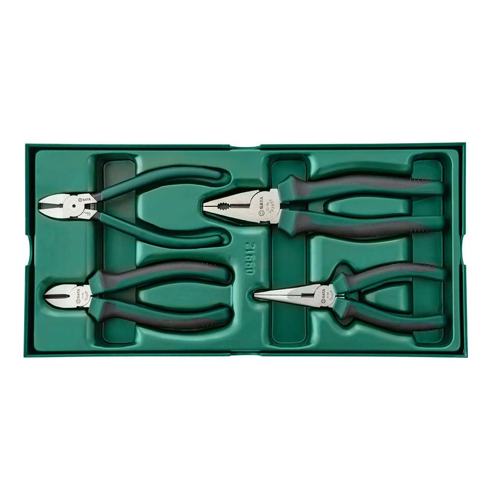SATA Bundle 285 Tools Tray Set With 7 Drawer Dark Grey Roller Cabinet 12