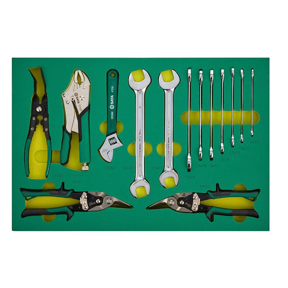 مجموعة أدوات ساتا العامة المكونة من (103) قطع ضمن خزانة ذات سبعة أدراج  2