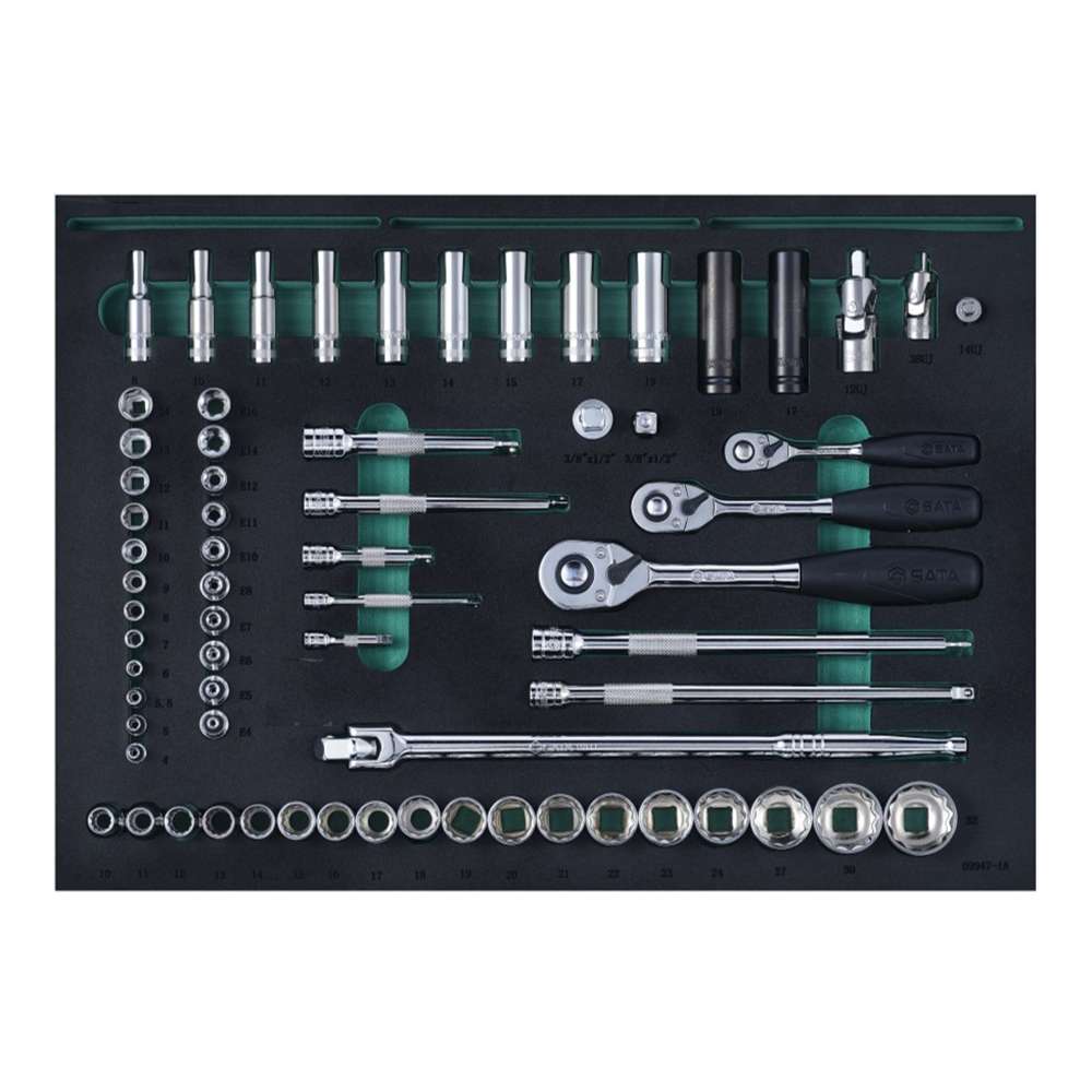 SATA Bundle 239 Automotive Master Tool Set With 7 Drawer Dark Grey Roller Cabinet 1