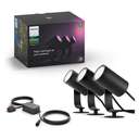 Philips HUE 8W 24V Starndard Lily Outdoor Spot Light Base Kit - 3 Pack 0