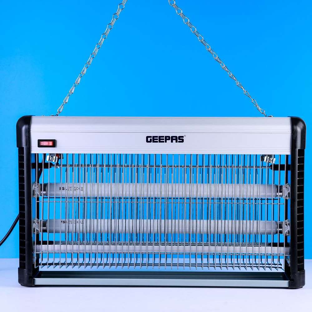 Geepas Electric Bug Fly And Insect Killer - Powerful Fly Zapper 40W UV Light 2200W 6