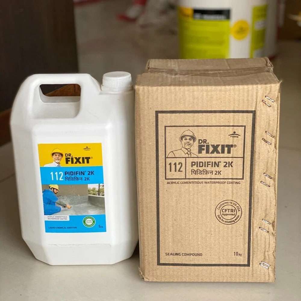 Dr. Fixit Pidifin 2K Waterproof Coating 15Kg 1