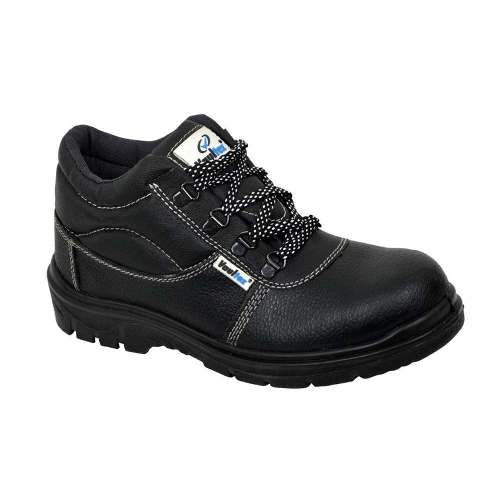 Vaultex VJ6 Black Leather Safety Shoes 0