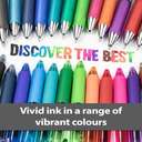 Pentel Energel-X Gel Pen 0.5mm, Needle Tip, Black Ink, Retractable, Smooth & Quick-Drying - Pack of 12 4