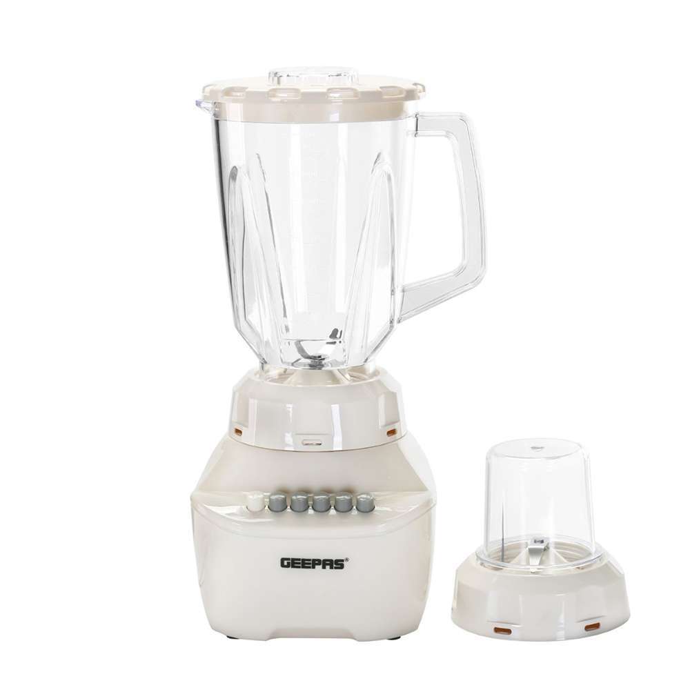 Geepas 1500ML 2-In-1 Blender 4 Speed Control with Pulse & Overheat Protection 400W 0