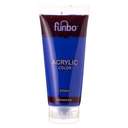 Funbo Acrylic Paint Tube 200ml, Ultra Marine (33), Rich Pigment, Fast Drying, Ideal for Canvas & Craft Projects 0