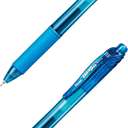 Pentel Energel-X Gel Pen 0.7mm, Sky Blue Ink, Retractable Smooth Writing, Quick Dry - Pack of 12 2