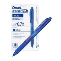 Pentel Energel-X Gel Pen 0.7mm, Blue Ink, Retractable, Smooth & Fade-Resistant - Pack of 12