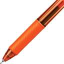 Pentel Energel-X Gel Pen 0.5mm, Needle Tip, Orange Ink, Retractable, Smooth & Quick-Drying - Pack of 12 2