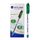 Atlas Ball Pen, Fine Tip (0.7 mm), Green, Box of 10 0