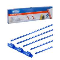 Atlas Plastic Binding Comb, A4 Size, 6 mm, Blue,Box of 100