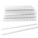 Atlas Plastic Binding Comb, A4 Size, 8 mm, White, Box of 100 1
